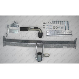 R094C GALIA Полностью оцинкованный фаркоп на Land Rover Freelander II 2008-2015. Тип шара: C (горизонтальный съемный). Невидимый вырез бампера. Нагрузки: 2300/145 кг, 
