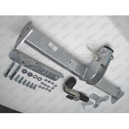 R094C GALIA Полностью оцинкованный фаркоп на Land Rover Freelander II 2008-2015. Тип шара: C (горизонтальный съемный). Невидимый вырез бампера. Нагрузки: 2300/145 кг, 