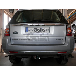 R094C GALIA Полностью оцинкованный фаркоп на Land Rover Freelander II 2008-2015. Тип шара: C (горизонтальный съемный). Невидимый вырез бампера. Нагрузки: 2300/145 кг, 