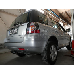 R094C GALIA Полностью оцинкованный фаркоп на Land Rover Freelander II 2008-2015. Тип шара: C (горизонтальный съемный). Невидимый вырез бампера. Нагрузки: 2300/145 кг, 