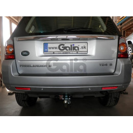 R094C GALIA Полностью оцинкованный фаркоп на Land Rover Freelander II 2008-2015. Тип шара: C (горизонтальный съемный). Невидимый вырез бампера. Нагрузки: 2300/145 кг, 