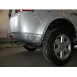 R094C GALIA Полностью оцинкованный фаркоп на Land Rover Freelander II 2008-2015. Тип шара: C (горизонтальный съемный). Невидимый вырез бампера. Нагрузки: 2300/145 кг, 