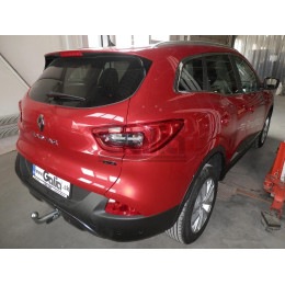 R095C GALIA Полностью оцинкованный фаркоп на Renault Kadjar 2015-2022. Подрозетник убирается за бампер. Тип шара: C (горизонтальный съемный). Установка без в