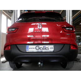 R095C GALIA Полностью оцинкованный фаркоп на Renault Kadjar 2015-2022. Подрозетник убирается за бампер. Тип шара: C (горизонтальный съемный). Установка без в
