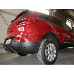 R095C GALIA Полностью оцинкованный фаркоп на Renault Kadjar 2015-2022. Подрозетник убирается за бампер. Тип шара: C (горизонтальный съемный). Установка без в