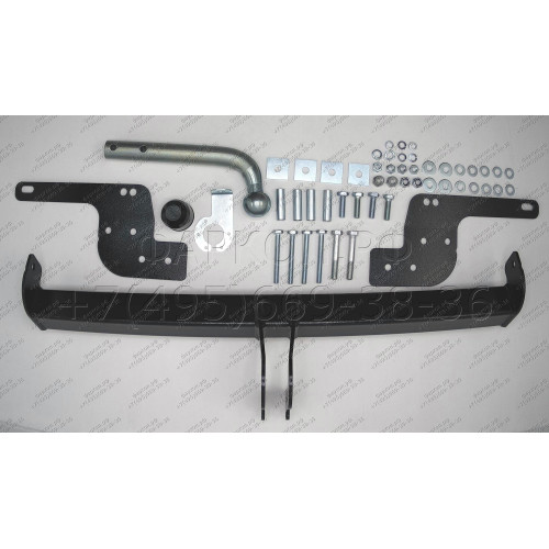 R101As АвтоСтандарт Фаркоп с оцинкованным шаром на Renault Duster 2012-2015, 2015-2021, 2021-2022, Nissan Terrano 2014-2022. Требуется подрезка бампера. Тип шара: A. Нагрузки: 1250/75 кг, масса фаркопа 13,7 кг (без электрики в комплекте)