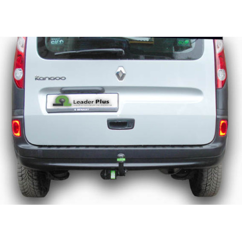 R112-A Лидер-плюс ТСУ для Renault Kangoo 2008-2021, Mercedes Citan 2012-2021 без снятия и выреза бампера. Нагрузки: 1300/75 кг, масса фаркопа 16 кг (без электрики в комплекте)
