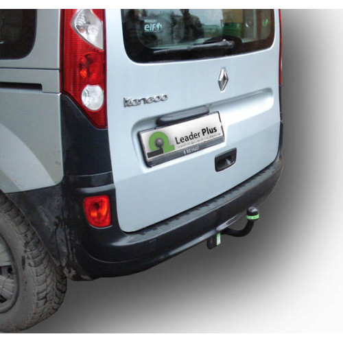 R112-A Лидер-плюс ТСУ для Renault Kangoo 2008-2021, Mercedes Citan 2012-2021 без снятия и выреза бампера. Нагрузки: 1300/75 кг, масса фаркопа 16 кг (без электрики в комплекте)