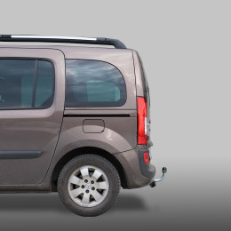 R112-A Лидер-плюс ТСУ для Renault Kangoo 2008-2021, Mercedes Citan 2012-2021 без снятия и выреза бампера. Нагрузки: 1300/75 кг, масса фаркопа 16 кг (без электрики в комплек