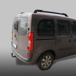 R112-A Лидер-плюс ТСУ для Renault Kangoo 2008-2021, Mercedes Citan 2012-2021 без снятия и выреза бампера. Нагрузки: 1300/75 кг, масса фаркопа 16 кг (без электрики в комплек