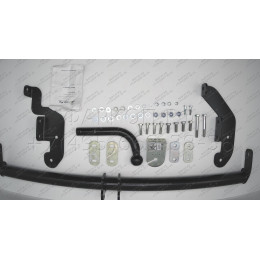 R112-A Лидер-плюс ТСУ для Renault Kangoo 2008-2021, Mercedes Citan 2012-2021 без снятия и выреза бампера. Нагрузки: 1300/75 кг, масса фаркопа 16 кг (без электрики в комплек