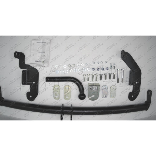 R112-A Лидер-плюс ТСУ для Renault Kangoo 2008-2021, Mercedes Citan 2012-2021 без снятия и выреза бампера. Нагрузки: 1300/75 кг, масса фаркопа 16 кг (без электрики в комплекте)