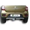 R114-A Лидер-плюс ТСУ для Renault Logan I седан 2005-2014, Logan II седан 2014-2022 (без выреза бампера), Renault Sandero 2014-2022, Renault Sandero Stepway 2014-2022 (требуется вырез в бампере). Нагрузки: 1200/75 кг, масса фаркопа 13,22 кг (без электрики