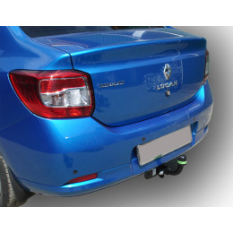 R114-A Лидер-плюс ТСУ для Renault Logan I седан 2005-2014, Logan II седан 2014-2022 (без выреза бампера), Renault Sandero 2014-2022, Renault Sandero Stepway 2014-2022 (требуется вырез в бампер
