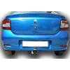 R114-A Лидер-плюс ТСУ для Renault Logan I седан 2005-2014, Logan II седан 2014-2022 (без выреза бампера), Renault Sandero 2014-2022, Renault Sandero Stepway 2014-2022 (требуется вырез в бампере). Нагрузки: 1200/75 кг, масса фаркопа 13,22 кг (без электрики