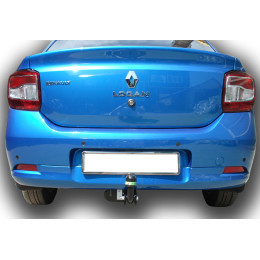 R114-A Лидер-плюс ТСУ для Renault Logan I седан 2005-2014, Logan II седан 2014-2022 (без выреза бампера), Renault Sandero 2014-2022, Renault Sandero Stepway 2014-2022 (требуется вырез в бампер