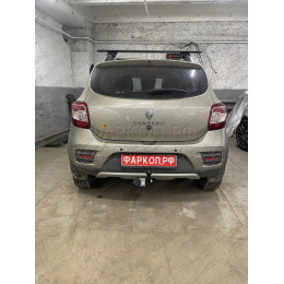 R114-A Лидер-плюс ТСУ для Renault Logan I седан 2005-2014, Logan II седан 2014-2022 (без выреза бампера), Renault Sandero 2014-2022, Renault Sandero Stepway 2014-2022 (требуется вырез в бампер