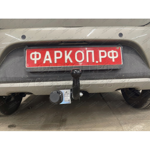 R114-A Лидер-плюс ТСУ для Renault Logan I седан 2005-2014, Logan II седан 2014-2022 (без выреза бампера), Renault Sandero 2014-2022, Renault Sandero Stepway 2014-2022 (требуется вырез в бампере). Нагрузки: 1200/75 кг, масса фаркопа 13,22 кг (без электрики