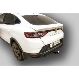 R122-E Лидер-плюс ТСУ для Renault Arkana 2019-2022 без снятия и выреза бампера. Тип шара: E. Нагрузки: 1200/100 кг, масса фаркопа 14,5 кг (без электрики в комплекте