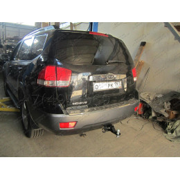FA 0985-E Бизон Фаркоп на Kia Mohave 2009-2018. Требуется подрезка бампера. Тип шара: E (легкосъемный шар под квадрат). Нагрузки: 2800/120 кг. Не комплектуется 