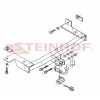 S-148 STEINHOF Фаркоп на Volkswagen Caddy 11/1995-12/2003, Seat Inca 11/1995-2003 без снятия и подрезки бампера. Тип шара: A. Нагрузки: 1000/75 кг, масса фаркопа 16 кг (без электрики в комплекте)
