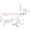 S-422 STEINHOF Фаркоп на Subaru Tribeca 2006-2014 без подрезки бампера. Тип шара: A. Нагрузки: 2000/100 кг, масса фаркопа 20,6 кг (без электрики в комплекте)