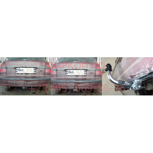 S083C GALIA Полностью оцинкованный фаркоп на Skoda Felicia универсал/фургон 1996-2002. Тип шара: C (горизонтальный съемный). Установка без снятия и выреза бампера. Нагрузки: 1000/50 кг, масса фаркопа 10,77 кг