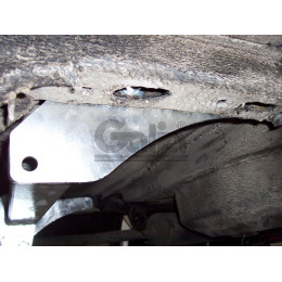 S083C GALIA Полностью оцинкованный фаркоп на Skoda Felicia универсал/фургон 1996-2002. Тип шара: C (горизонтальный съемный). Установка без снятия и выреза б