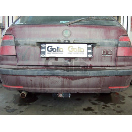 S083C GALIA Полностью оцинкованный фаркоп на Skoda Felicia универсал/фургон 1996-2002. Тип шара: C (горизонтальный съемный). Установка без снятия и выреза б