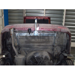 S083C GALIA Полностью оцинкованный фаркоп на Skoda Felicia универсал/фургон 1996-2002. Тип шара: C (горизонтальный съемный). Установка без снятия и выреза б