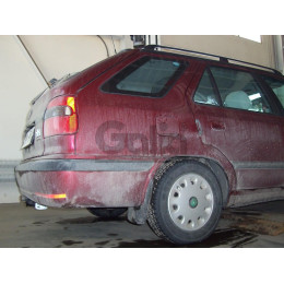 S083C GALIA Полностью оцинкованный фаркоп на Skoda Felicia универсал/фургон 1996-2002. Тип шара: C (горизонтальный съемный). Установка без снятия и выреза б