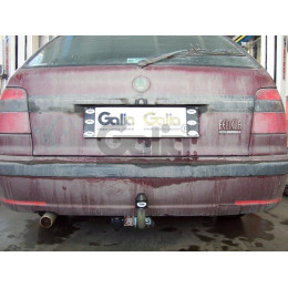 S083C GALIA Полностью оцинкованный фаркоп на Skoda Felicia универсал/фургон 1996-2002. Тип шара: C (горизонтальный съемный). Установка без снятия и выреза б