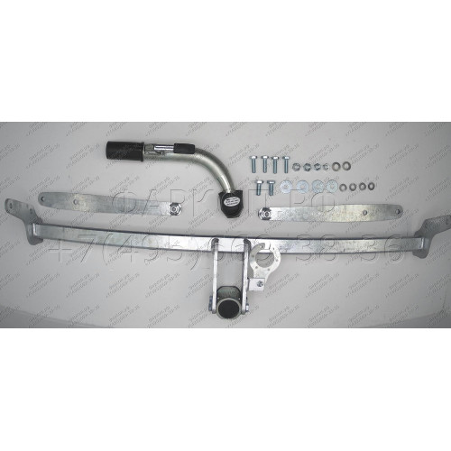 S086C GALIA Полностью оцинкованный фаркоп на Skoda Octavia II седан/универсал 2005-2013, Skoda Octavia Scout 2008-2013, в т.ч. 4WD. Подрозетник убирается за бампер. Тип шара: C (горизонтальный съемный). Подрезка бампера. Нагрузки: 1600/80 кг, масса фаркоп
