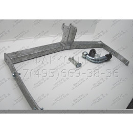 S095A GALIA Полностью оцинкованный фаркоп на SEAT Ibiza IV хетчбек 3/5 дверей 2008-2017, Ibiza ST универсал 2010-2017. Тип шара: A. Подрезка бампера. Нагрузки: 1200/75 кг, 