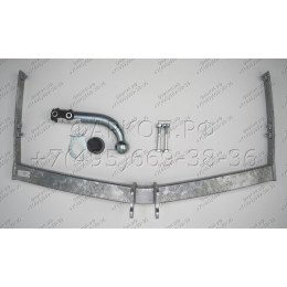 S095A GALIA Полностью оцинкованный фаркоп на SEAT Ibiza IV хетчбек 3/5 дверей 2008-2017, Ibiza ST универсал 2010-2017. Тип шара: A. Подрезка бампера. Нагрузки: 1200/75 кг, 