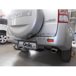 S097C GALIA Полностью оцинкованный фаркоп на Suzuki Grand Vitara 5 дверей 2005-2016. Тип шара: C (горизонтальный съемный). Невидимый вырез бампера. Нагрузки: 2000/