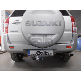 S097C GALIA Полностью оцинкованный фаркоп на Suzuki Grand Vitara 5 дверей 2005-2016. Тип шара: C (горизонтальный съемный). Невидимый вырез бампера. Нагрузки: 2000/