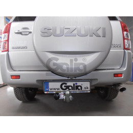 S097C GALIA Полностью оцинкованный фаркоп на Suzuki Grand Vitara 5 дверей 2005-2016. Тип шара: C (горизонтальный съемный). Невидимый вырез бампера. Нагрузки: 2000/
