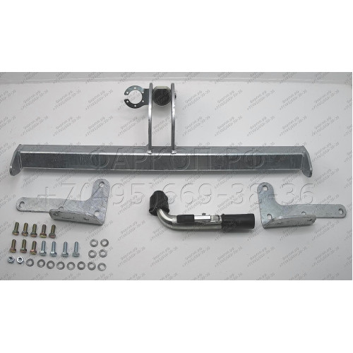 S097C GALIA Полностью оцинкованный фаркоп на Suzuki Grand Vitara 5 дверей 2005-2016. Тип шара: C (горизонтальный съемный). Невидимый вырез бампера. Нагрузки: 2000/85 кг, масса фаркопа 18,37 кг