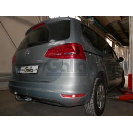 S100A GALIA Полностью оцинкованный фаркоп на SEAT Alhambra 2010-2020, Volkswagen Sharan 2010-2020 2WD/4WD. Тип шара: A. Подрезка бампера. Нагрузки: 2500/100 кг, масса фаркопа 17,52 