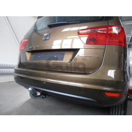 S100A GALIA Полностью оцинкованный фаркоп на SEAT Alhambra 2010-2020, Volkswagen Sharan 2010-2020 2WD/4WD. Тип шара: A. Подрезка бампера. Нагрузки: 2500/100 кг, масса фаркопа 17,52 