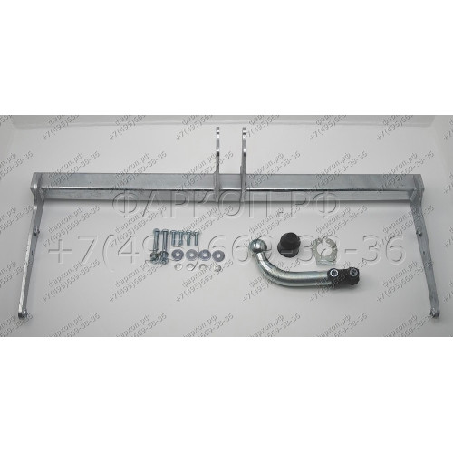 S100A GALIA Полностью оцинкованный фаркоп на SEAT Alhambra 2010-2020, Volkswagen Sharan 2010-2020 2WD/4WD. Тип шара: A. Подрезка бампера. Нагрузки: 2500/100 кг, масса фаркопа 17,52 кг