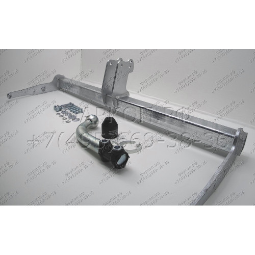 S100A GALIA Полностью оцинкованный фаркоп на SEAT Alhambra 2010-2020, Volkswagen Sharan 2010-2020 2WD/4WD. Тип шара: A. Подрезка бампера. Нагрузки: 2500/100 кг, масса фаркопа 17,52 кг