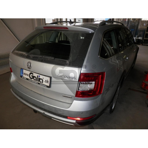 S105C GALIA Полностью оцинкованный фаркоп на Skoda Octavia III седан/универсал 2013-2020, Octavia IV седан/универсал 2020-, включая 4x4, включая Scout, Volkswagen Golf VII Sportsvan рестайлинг 2018-2020, Volkswagen T-Roc 2017-. Тип шара: C (горизонтальный
