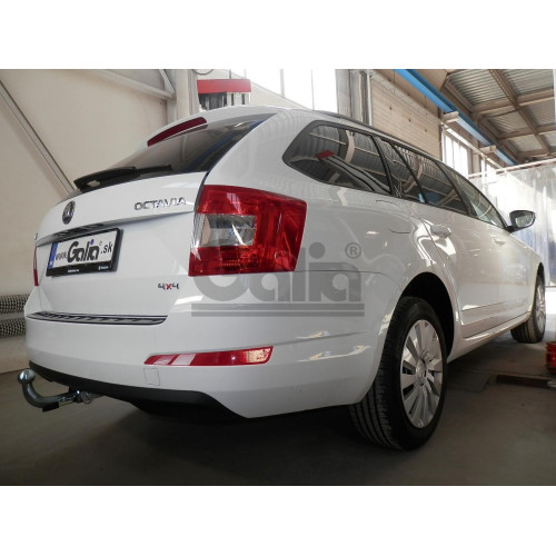 S105C GALIA Полностью оцинкованный фаркоп на Skoda Octavia III седан/универсал 2013-2020, Octavia IV седан/универсал 2020-, включая 4x4, включая Scout, Volkswagen Golf VII Sportsvan рестайлинг 2018-2020, Volkswagen T-Roc 2017-. Тип шара: C (горизонтальный