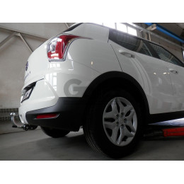 S128A GALIA Полностью оцинкованный фаркоп на SsangYong Tivoli дорестайлинг 2015-2018 (кроме 4WD), SsangYong XLV 2016-2018 (2WD, 4WD). Тип шара: A. Установка без снятия и выреза 