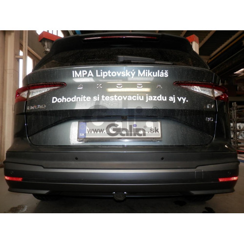 S142C GALIA Полностью оцинкованный фаркоп на Skoda Enyaq iV 2021-, Skoda Elroq 2024-, VW ID.4 2020-, VW ID.5 2022-, VW ID.7 2024-, VW ID.7 Tourer 2024-, Audi Q4 e-tron 2021-, Cupra Tavascan 2025-. Тип шара: C (горизонтальный съемный). Невидимый вырез бамп