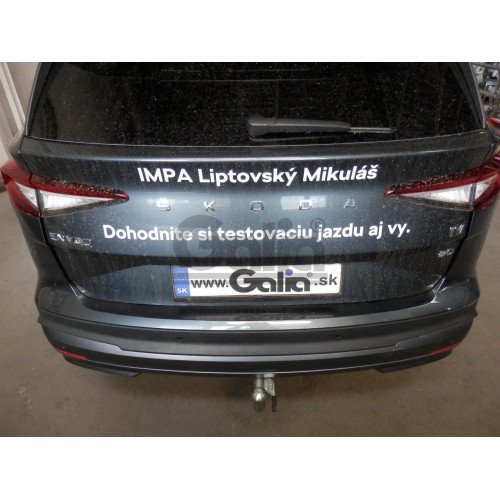 S142C GALIA Полностью оцинкованный фаркоп на Skoda Enyaq iV 2021-, Skoda Elroq 2024-, VW ID.4 2020-, VW ID.5 2022-, VW ID.7 2024-, VW ID.7 Tourer 2024-, Audi Q4 e-tron 2021-, Cupra Tavascan 2025-. Тип шара: C (горизонтальный съемный). Невидимый вырез бамп