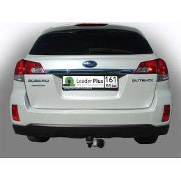 S307-A Лидер-плюс ТСУ для Subaru Outback (ВМ) 2009-2015. Требуется подрезка бампера. Нагрузки: 1500/75 кг, масса фаркопа 14,04 кг (без электрики в комплекте)