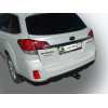 S307-A Лидер-плюс ТСУ для Subaru Outback (ВМ) 2009-2015. Требуется подрезка бампера. Нагрузки: 1500/75 кг, масса фаркопа 14,04 кг (без электрики в комплекте)